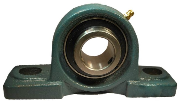 2 Pieces Self Aligning UCP208-24 Solid Cast Iron Base Summit Collars Pillow Block Mounted Ball Bearing 1-1/2 Bore 